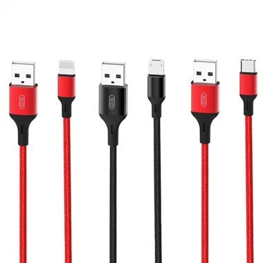 Cábla Sonraí Charger USB Braided do iPhone